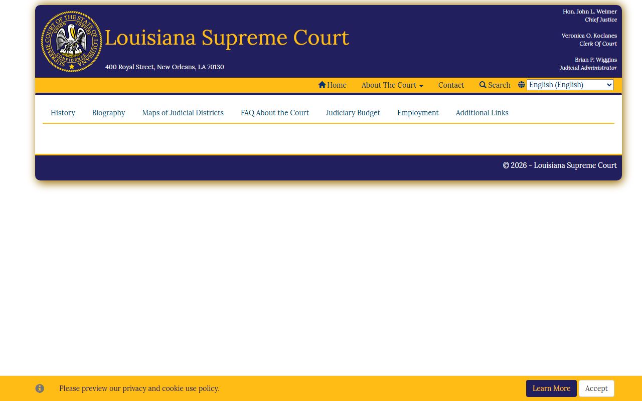East Baton Rouge Parish court dockets and Louisiana court structure overview